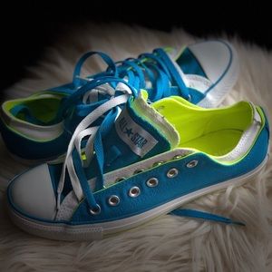 Blue & Green Converse
